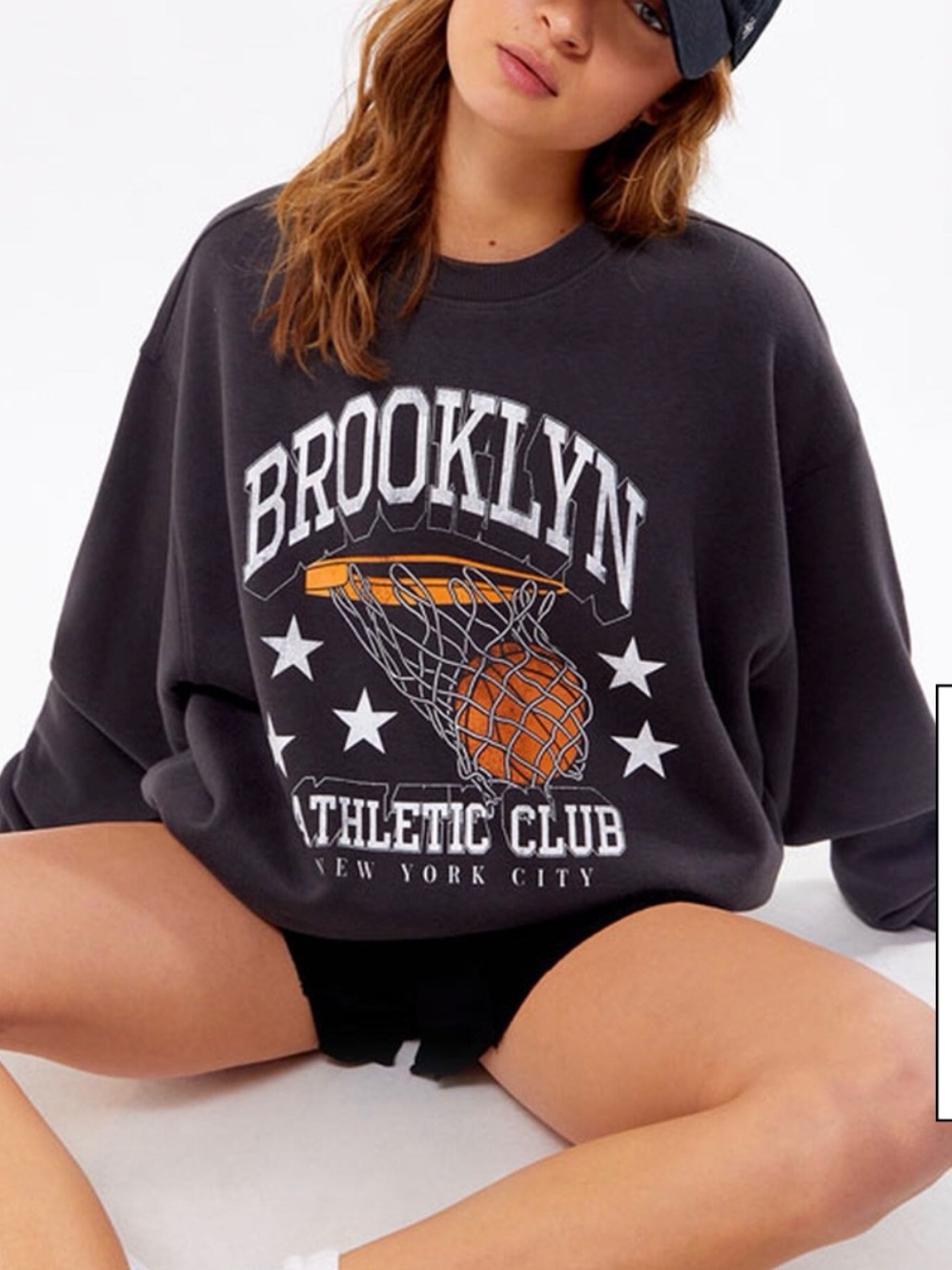 Pacsun Brooklyn Athletic Club Crew Neck Sweatshirt